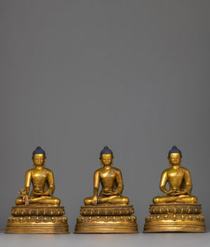 three-buddha-sculpture-set