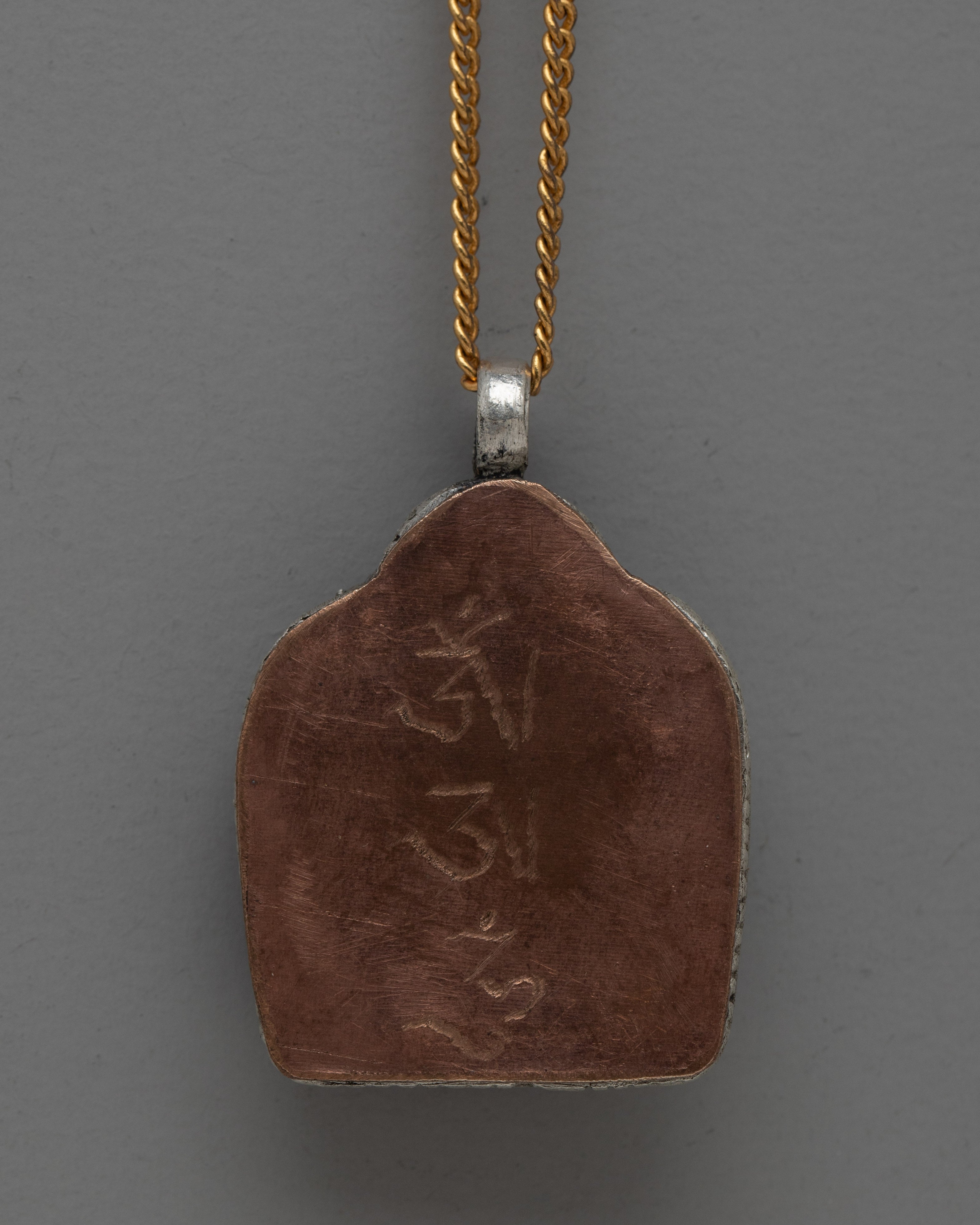 Silver Ghau Box | Buddhist Amulet for Protection and Blessing