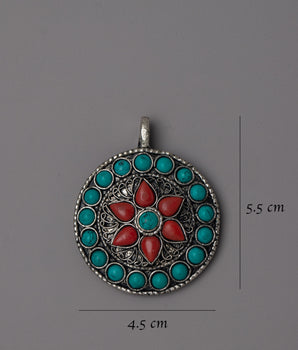 Brass Pendant | Beautifully Detailed and Handcrafted Jewelry