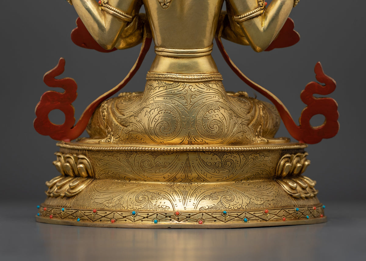 Avalokita Chenrezig Statue | Tranquil Compassionate Deity