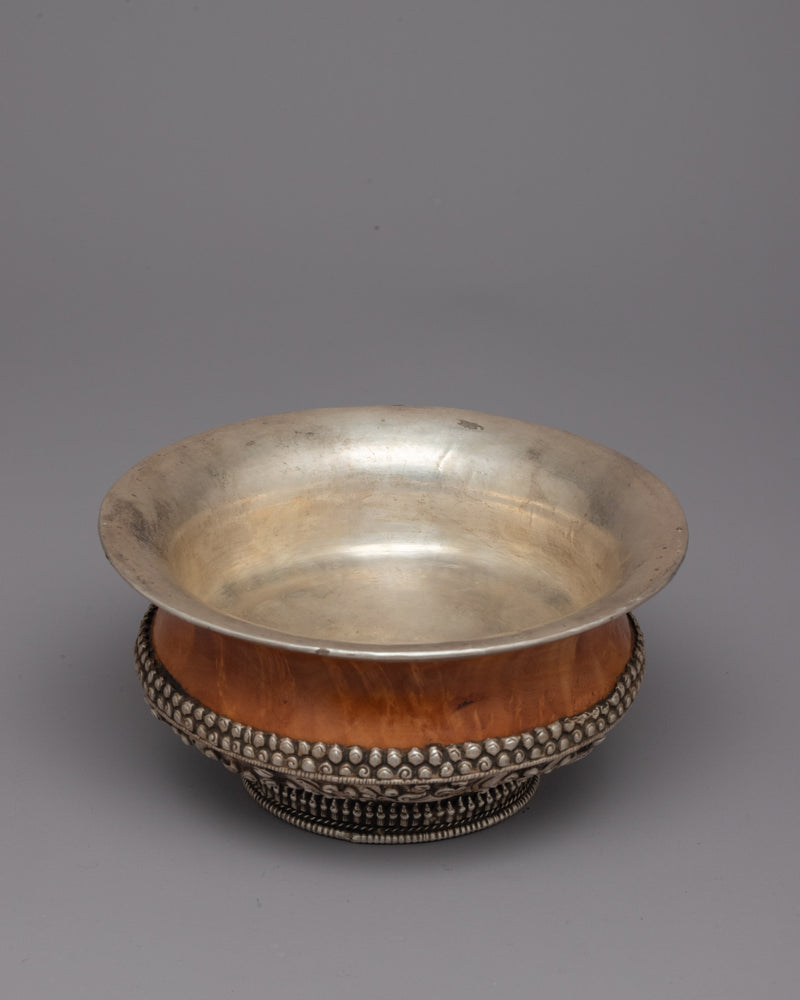 Tibetan Bowl | Handcrafted Vessel Infusing Buddhist Wisdom and Serenity