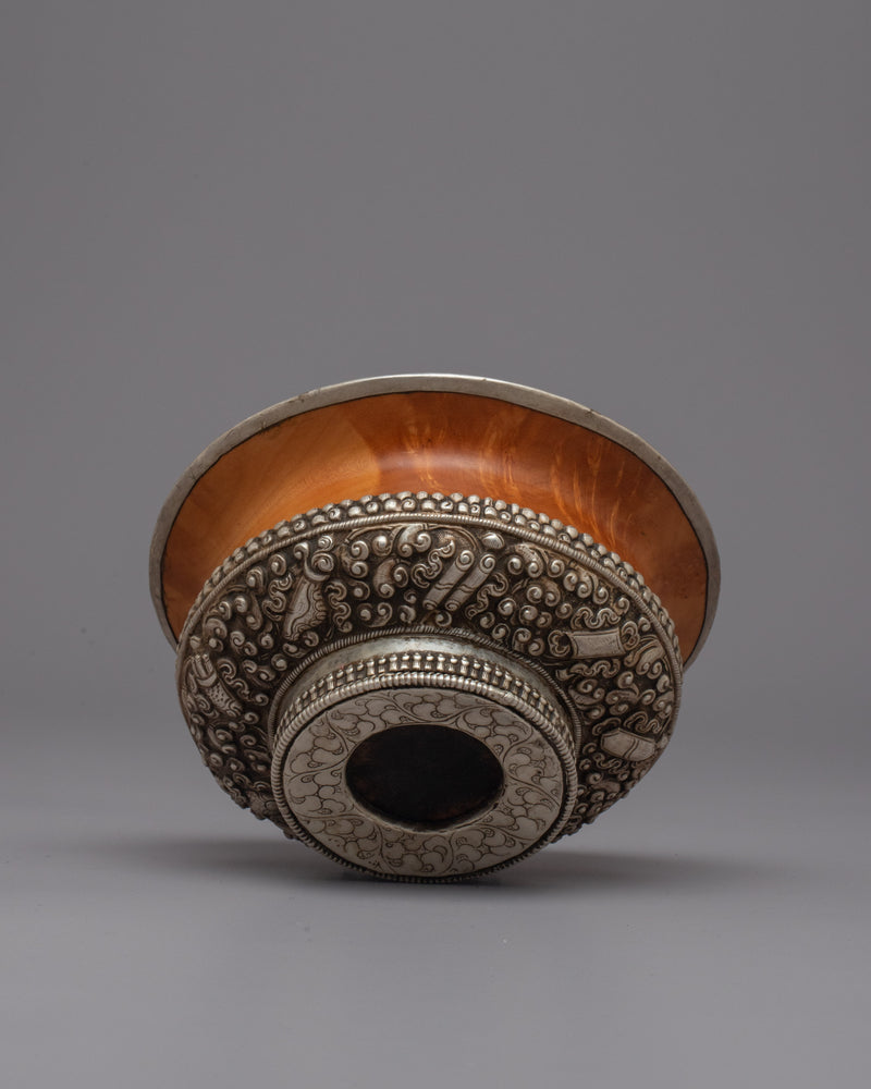 Tibetan Bowl | Handcrafted Vessel Infusing Buddhist Wisdom and Serenity