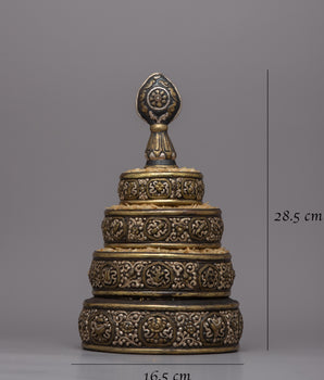 Tibetan Mandala Offering Set | Sacred Offering Sets for Spiritual Devotion and Home Decor