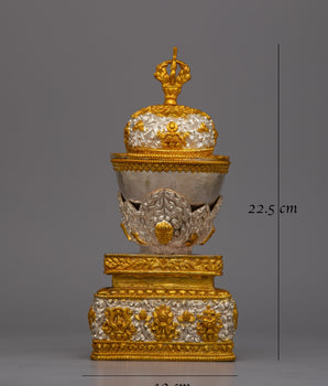 Tibetan Kapala Skull Cup Set | Exquisite Artifacts Blending Tradition with Spiritual Craftsmanship