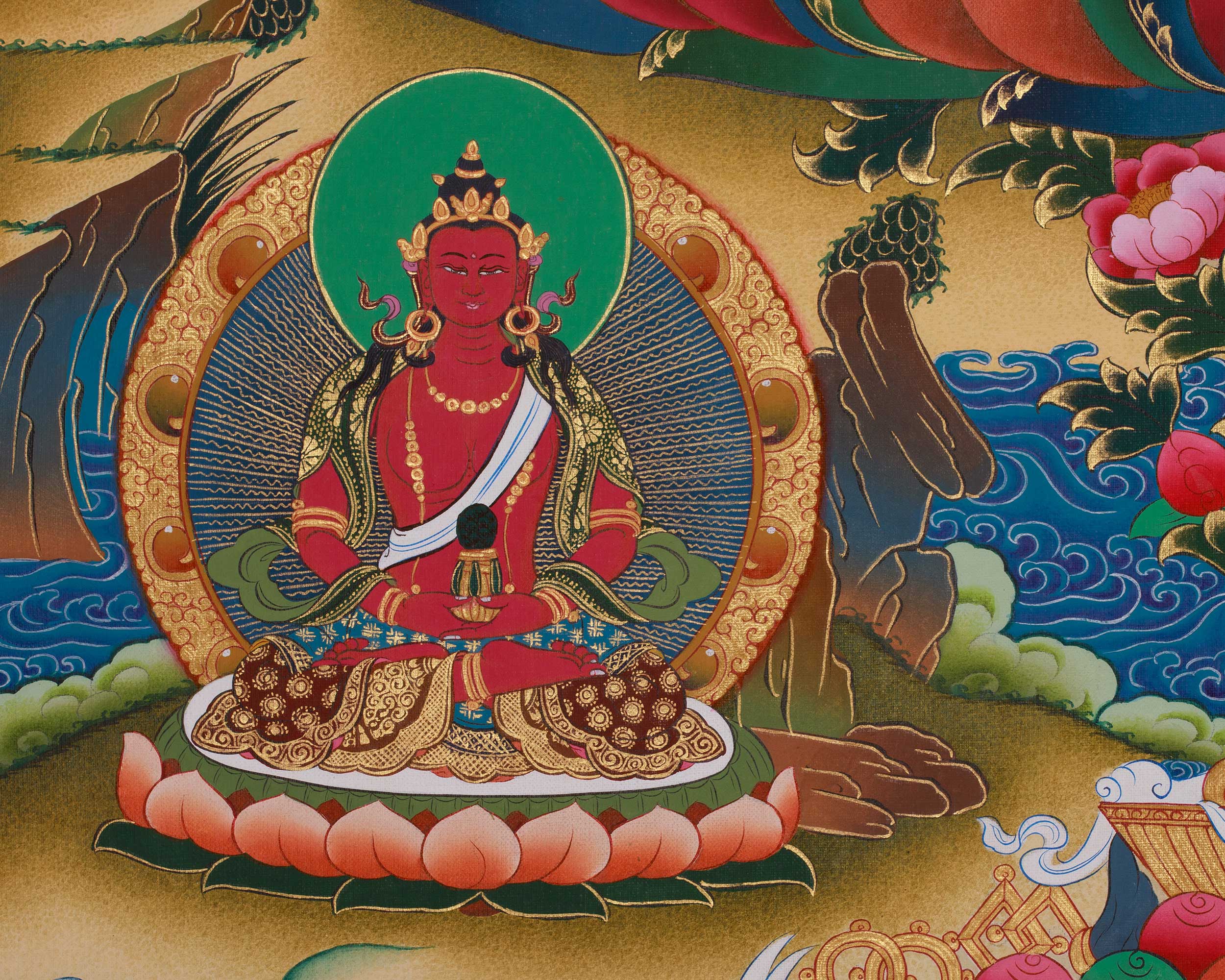 White Tara Spiritual Art | Sita Tara | Healing Deity | Female Buddha