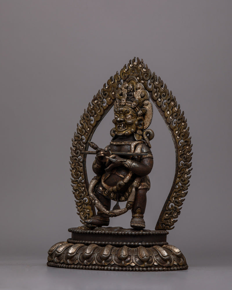 Sakya Mahakala Statue | Religious Sculpture for Enhancing Spiritual Practices and Devotion