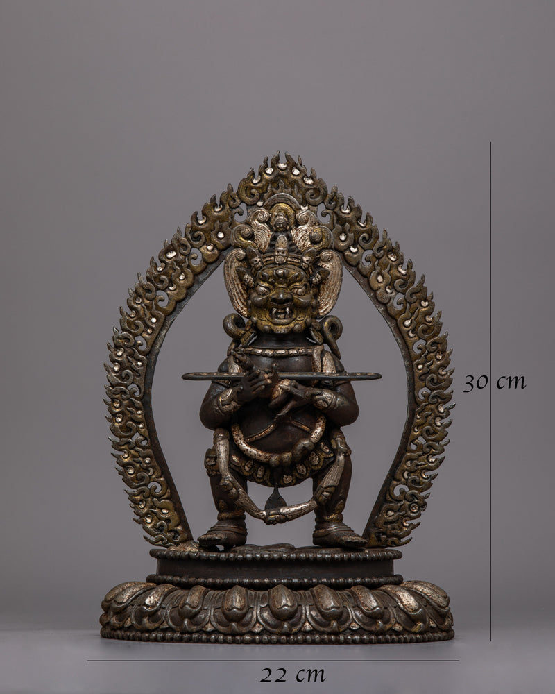 Sakya Mahakala Statue | Religious Sculpture for Enhancing Spiritual Practices and Devotion