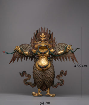 Garuda God Wall Hanging | Perfect for Home Altar, Meditation Room, or Living Space