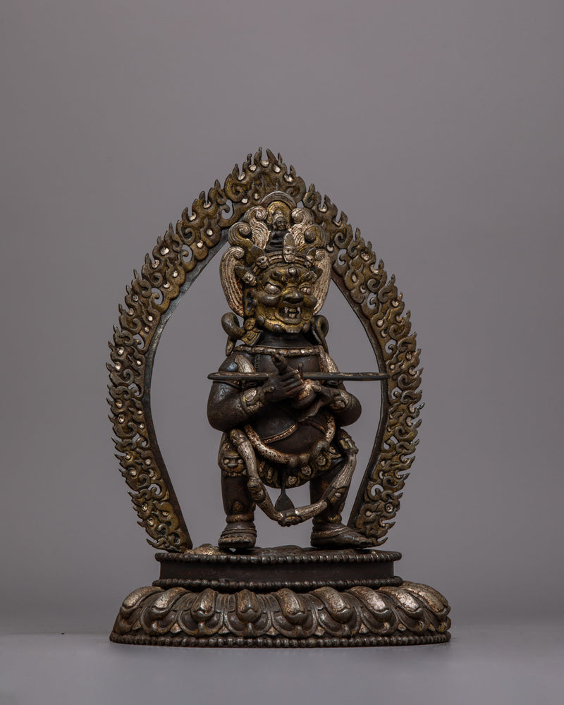 Sakya Mahakala Statue | Religious Sculpture for Enhancing Spiritual Practices and Devotion