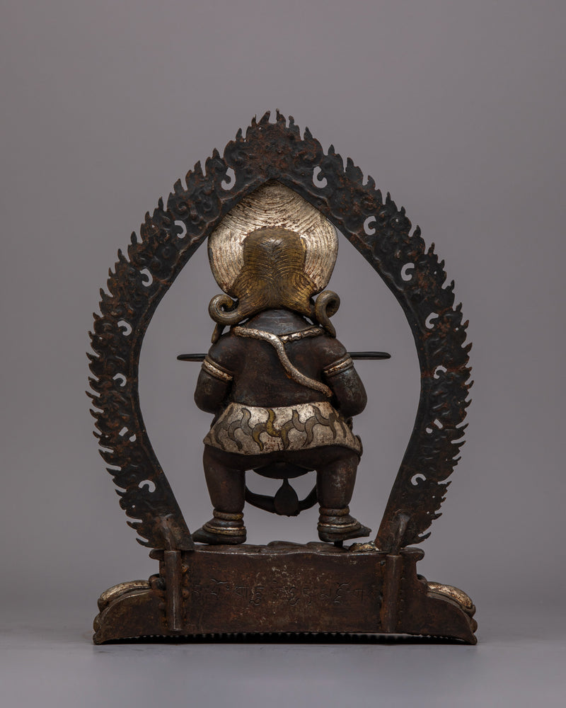 Sakya Mahakala Statue | Religious Sculpture for Enhancing Spiritual Practices and Devotion