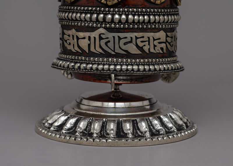 Traditional Prayer Wheel | Handcrafted for Spiritual Practices