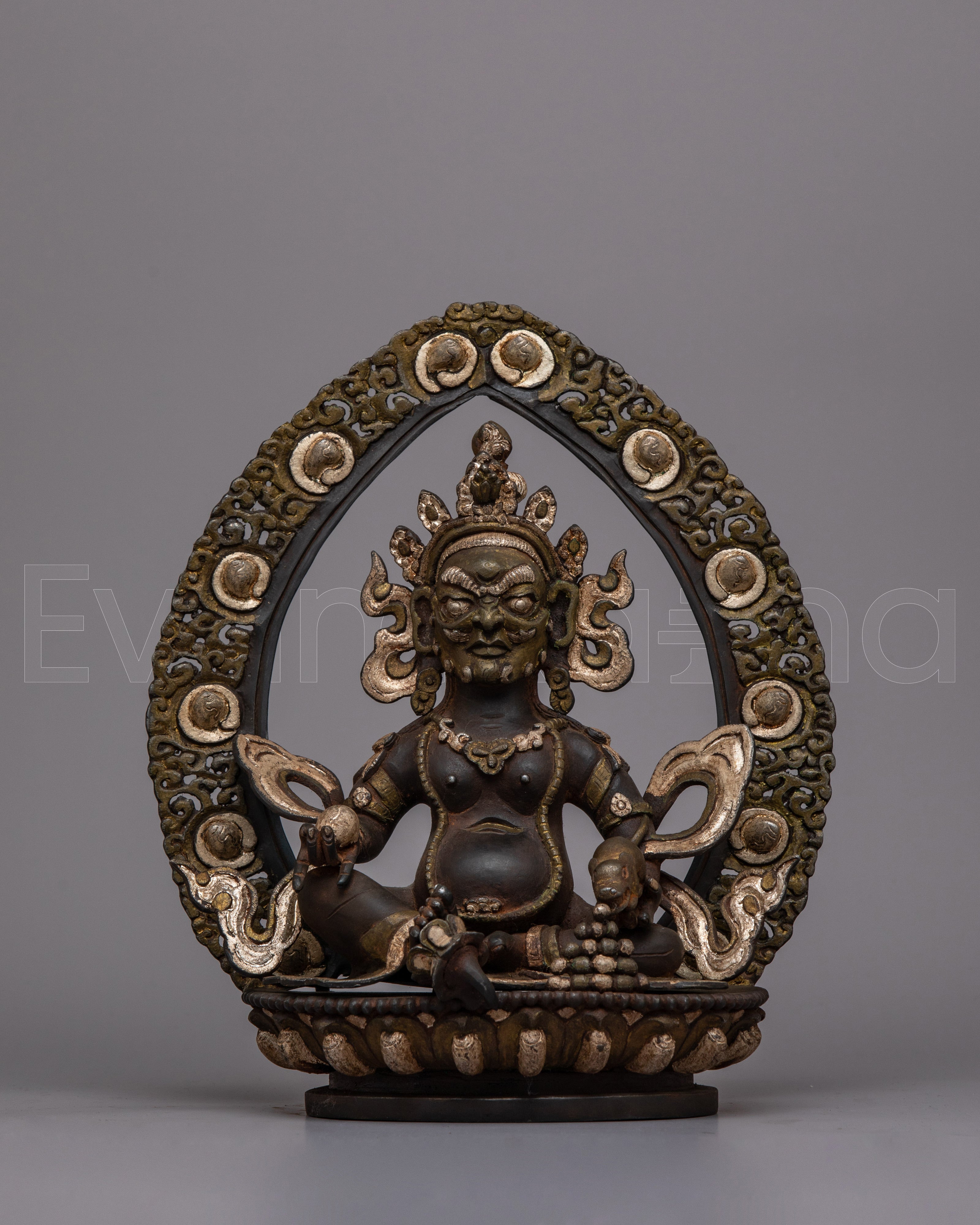 Jambhala Mantra Prayer Statue 