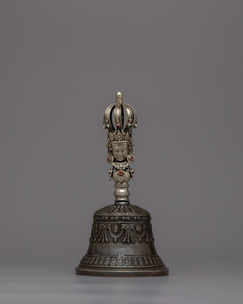 Vajra Dorje and Bell Set | Buddhist Ritual Tools Reflecting Traditional Tibetan Craftsmanship