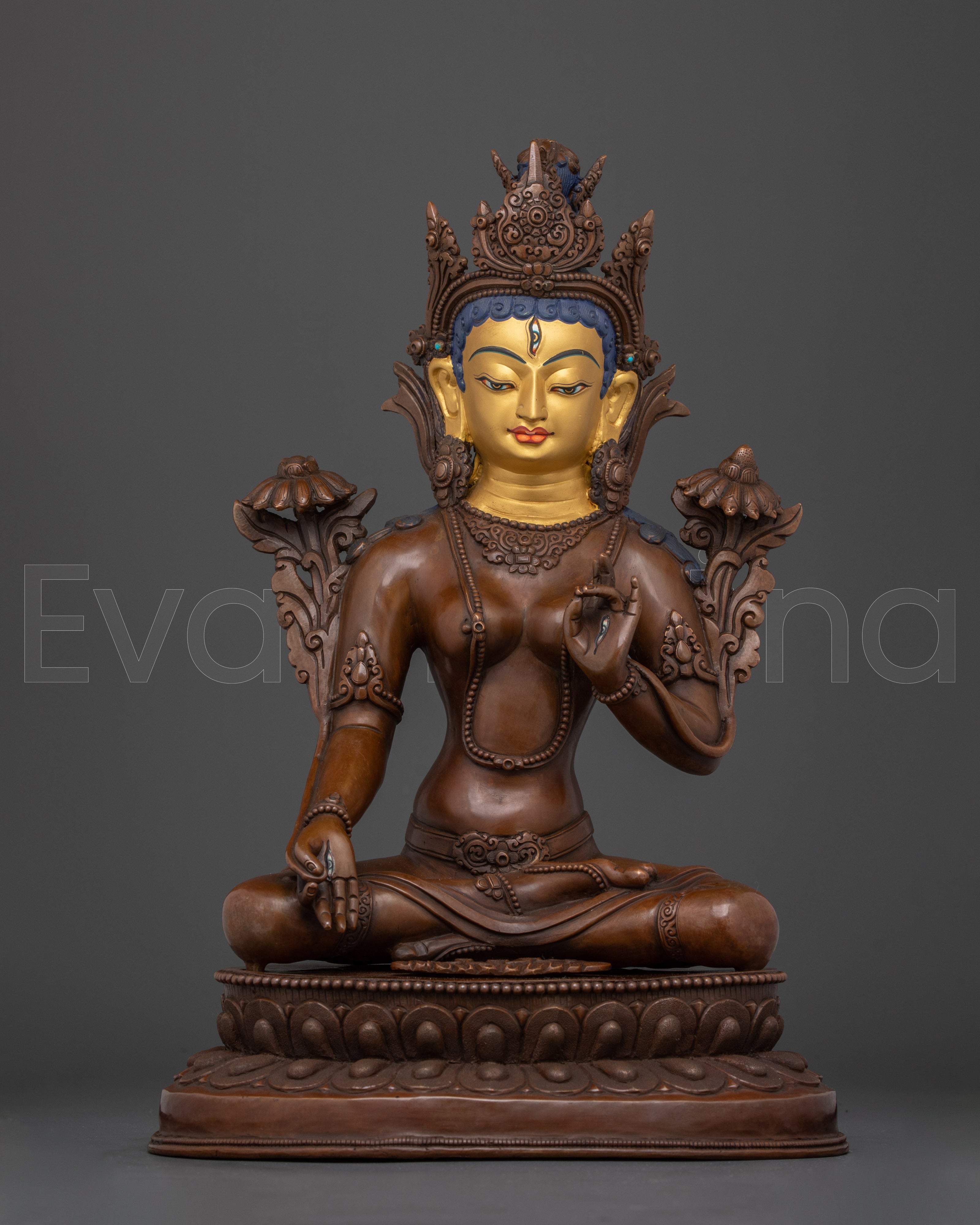 White Tara Goddess Statue 