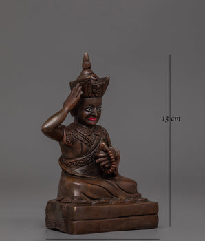 Handmade Master Karmapa Statue | Buddhist Master Sculpture