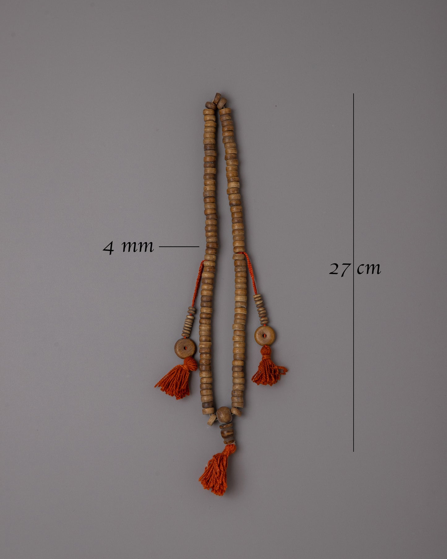 Bone Beads Mala | Handmade Necklace for Meditation