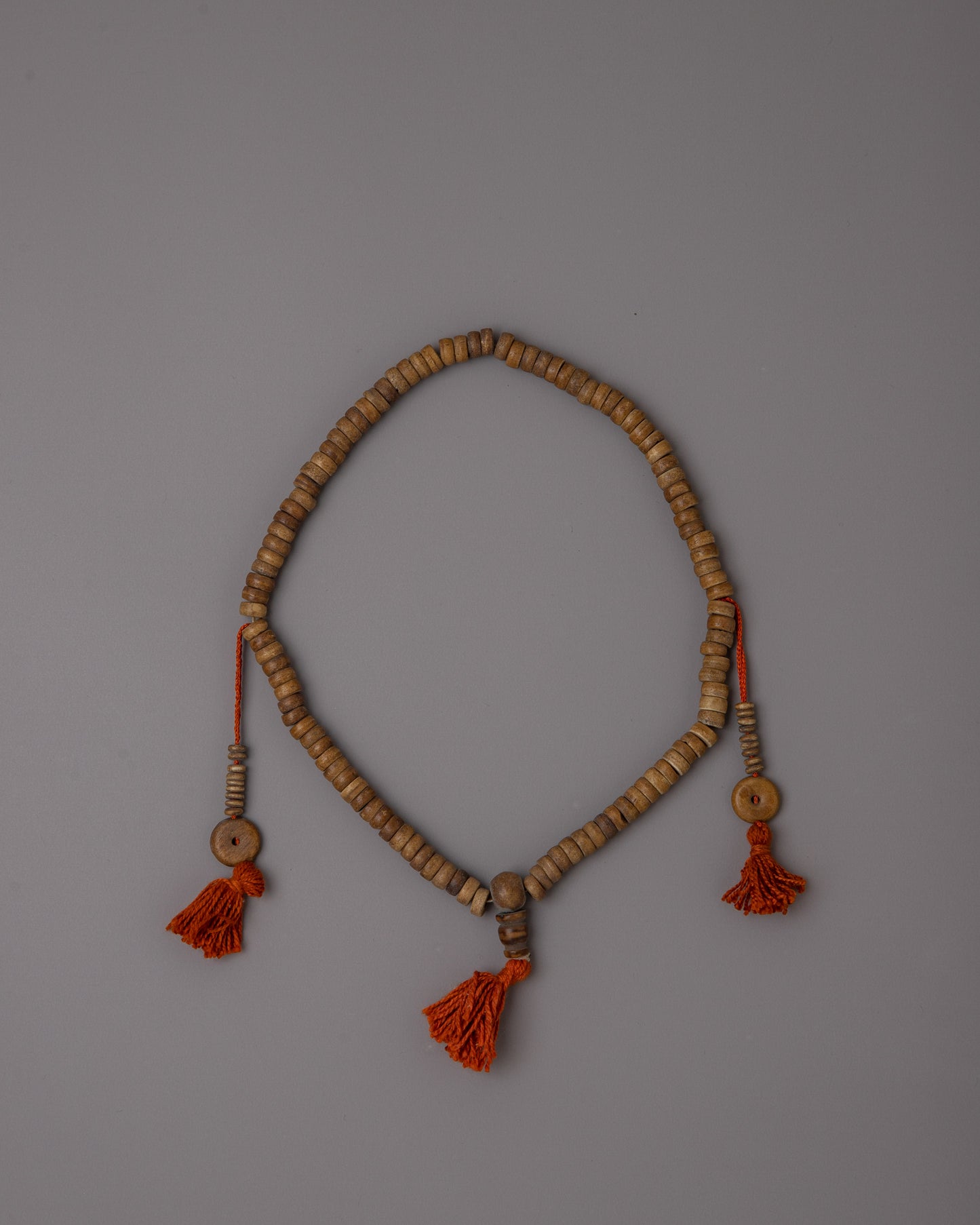 Bone Beads Mala | Handmade Necklace for Meditation