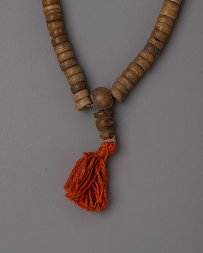 Bone Beads Mala | Handmade Necklace for Meditation