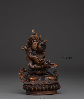 oxidized-statue-of-primordial-vajradhara-statue