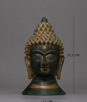 Head of Buddha Statue | Enhance Your Space with Tranquil Beauty