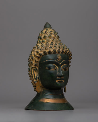 Head of Buddha Statue | Enhance Your Space with Tranquil Beauty