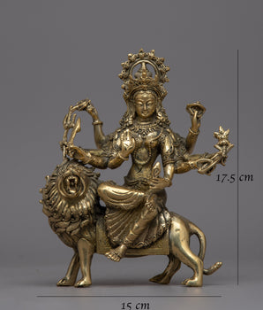 Durga Maa Brass Statue | A Sacred Addition to Festivals and Religious Ceremonies