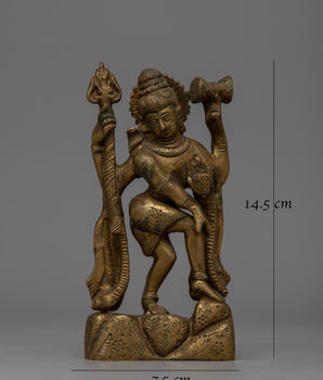 Brass Shiva Statue | A Powerful Presence for Your Home, Office or Temples
