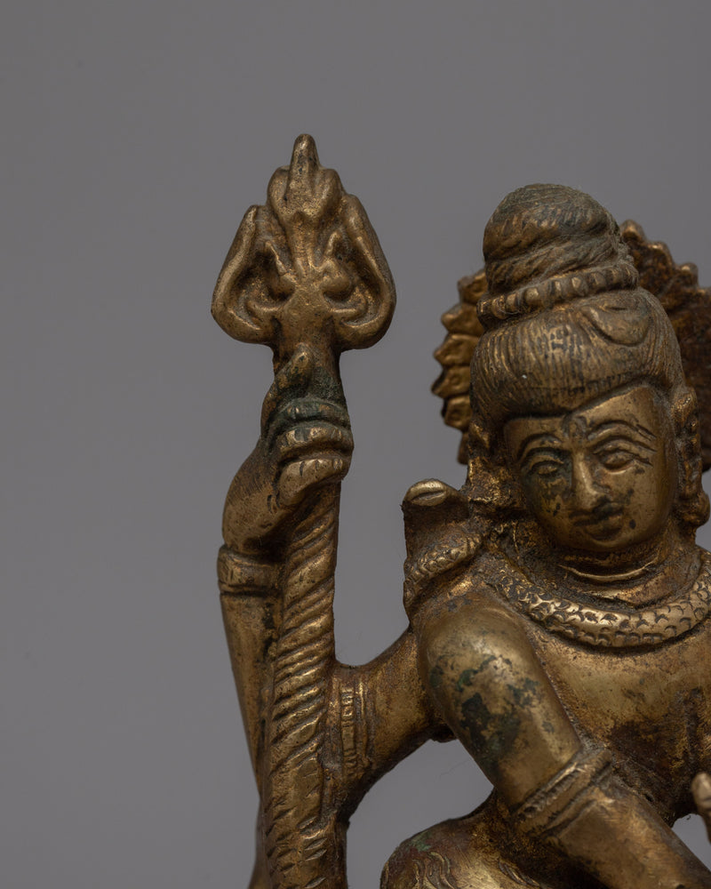 Brass Shiva Statue | A Powerful Presence for Your Home, Office or Temples