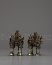 Elephant Statue Set 