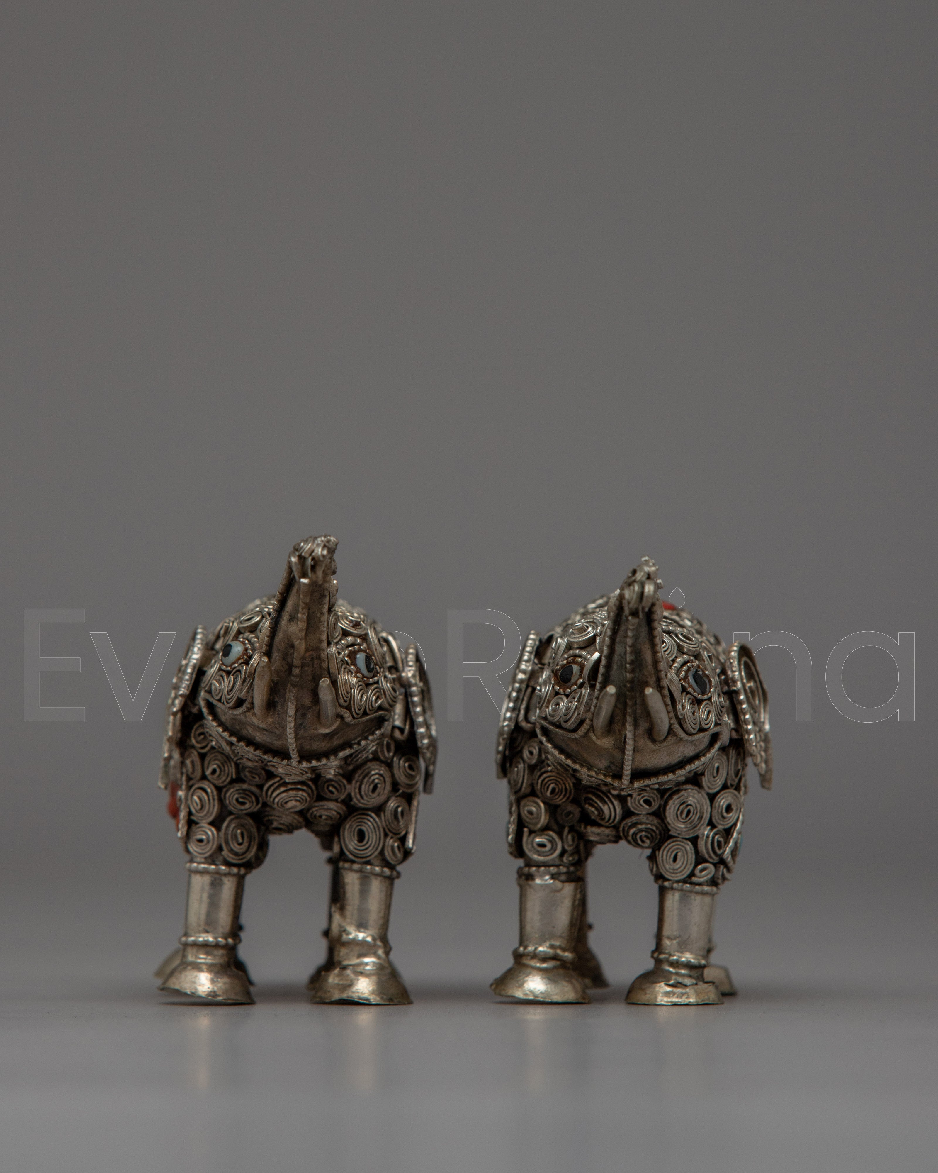 Elephant Statue Set 