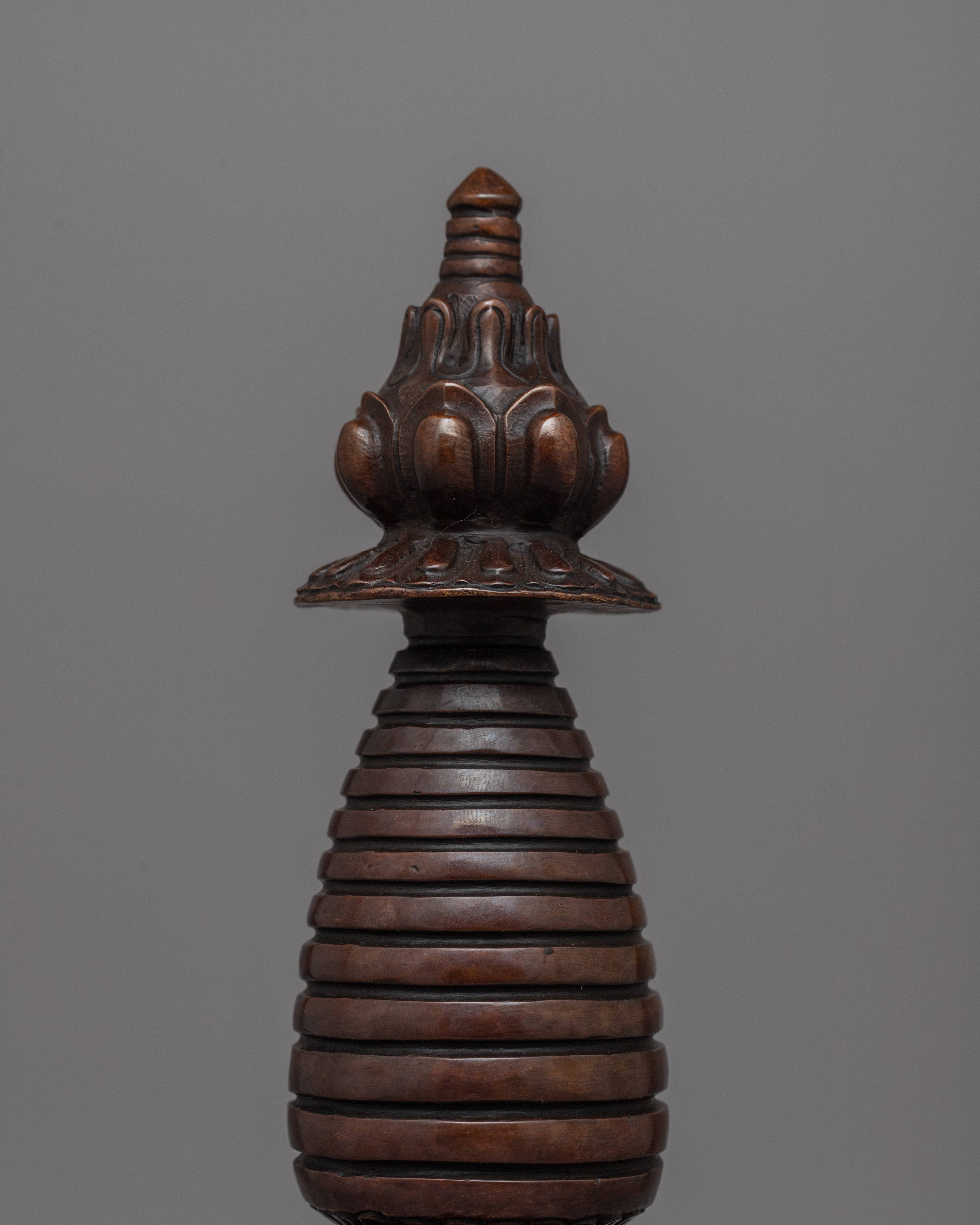 Sacred Copper Stupa | A Beautiful Addition to Temples, Altars, and Meditation Rooms