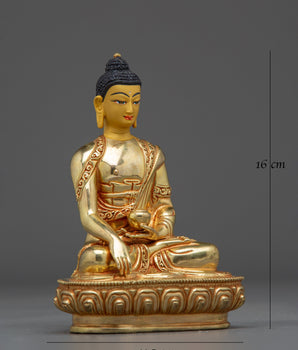 Shakyamuni Buddha Statue: Handmade Gautama Buddha Artwork 