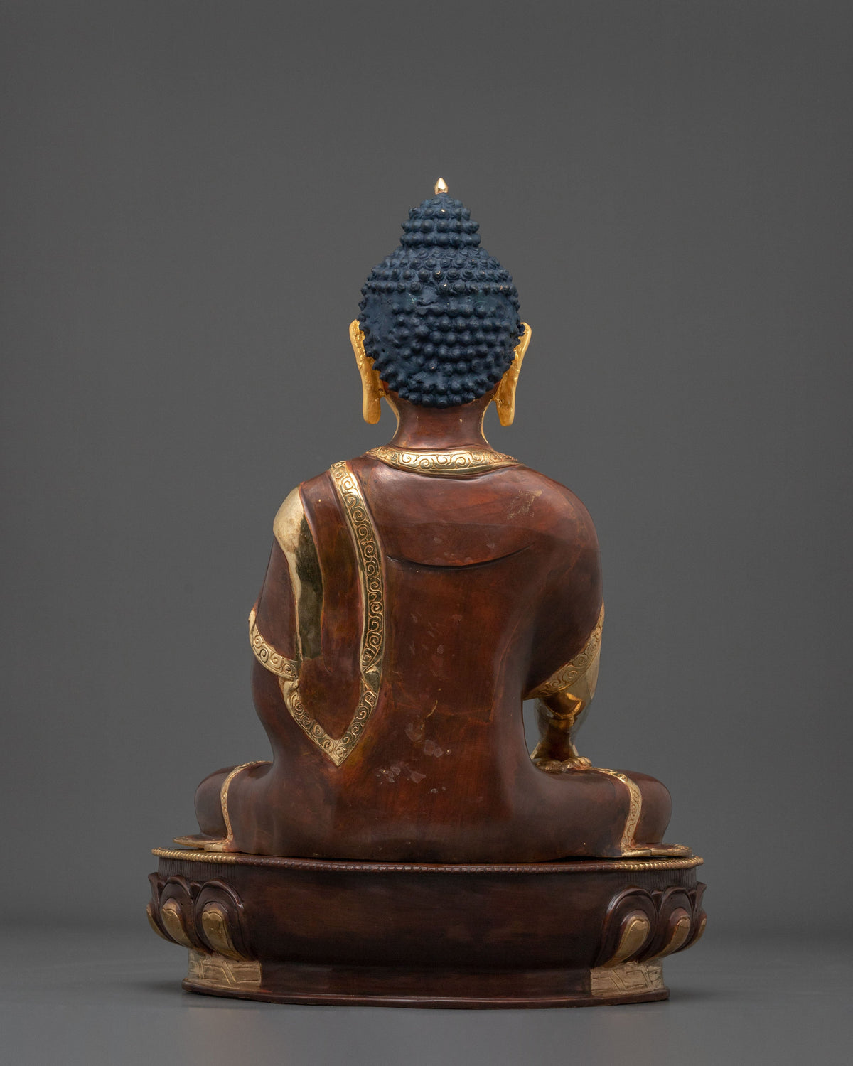 Shakyamuni Enlightened Sage Statue | 24K Gold Gilded Buddha Sculpture