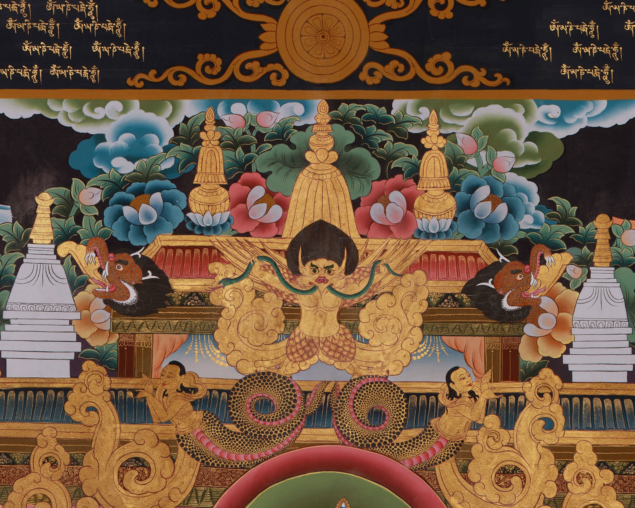 Purification Deity Vajrasattva Thangka | Dorje Sempa Artwork