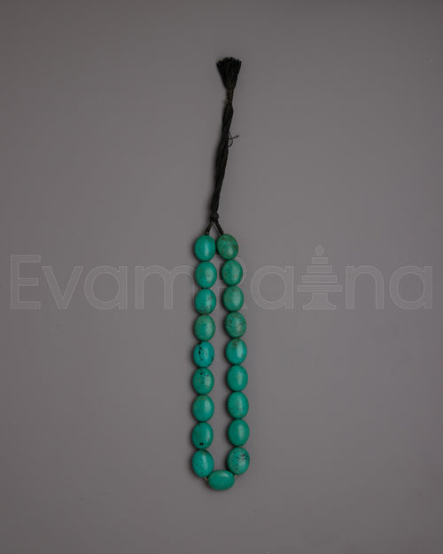 Turquoise Mala Bracelet | Handmade Beads for Spiritual Connection