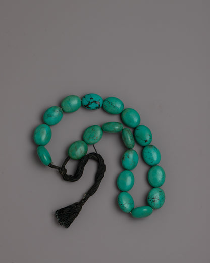 Turquoise Mala Bracelet | Handmade Beads for Spiritual Connection