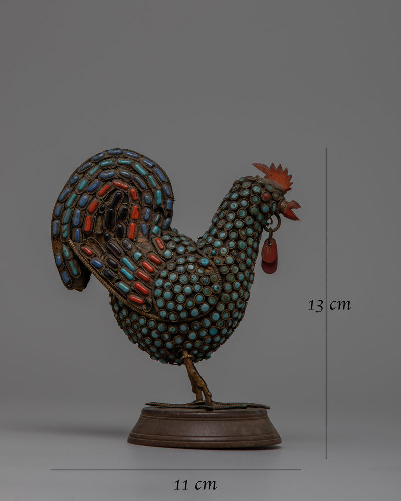 Handmade Copper Rooster | Elegant and Unique Home Accent"