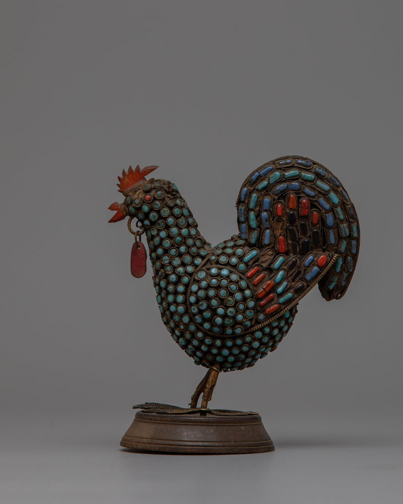 Handmade Copper Rooster | Elegant and Unique Home Accent"