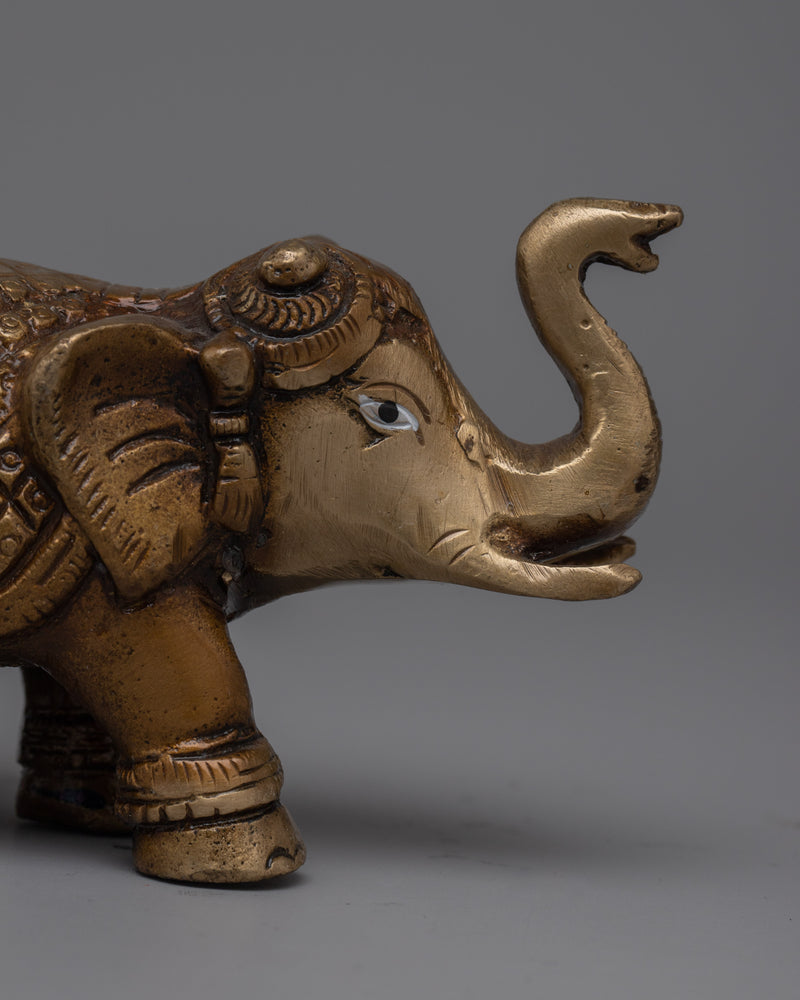 Decorative Pair Elephant Statue | Exquisite Copper Craftsmanship