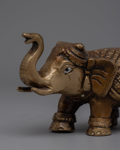 Decorative Pair Elephant Statue | Exquisite Copper Craftsmanship