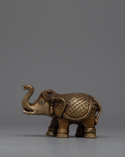 Decorative Pair Elephant Statue | Exquisite Copper Craftsmanship