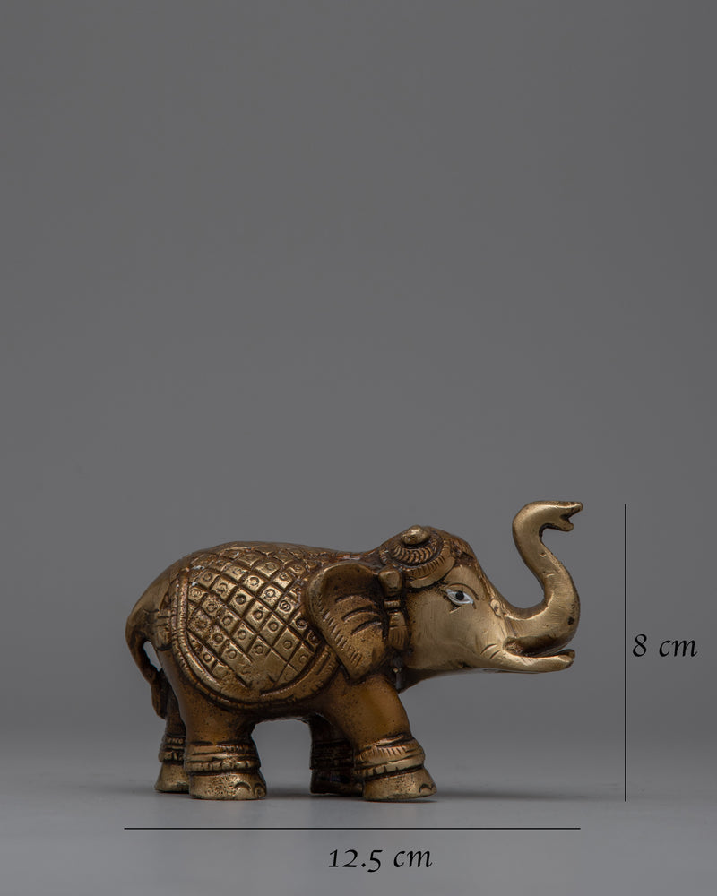 Decorative Pair Elephant Statue | Exquisite Copper Craftsmanship