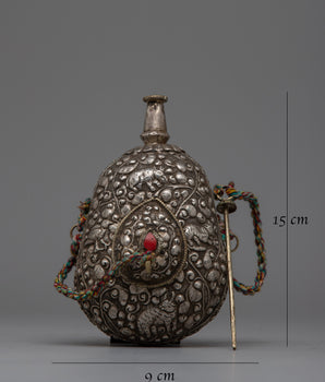 Silver Snuff Bottle | Decorative Bottles Snuff Storage and Display
