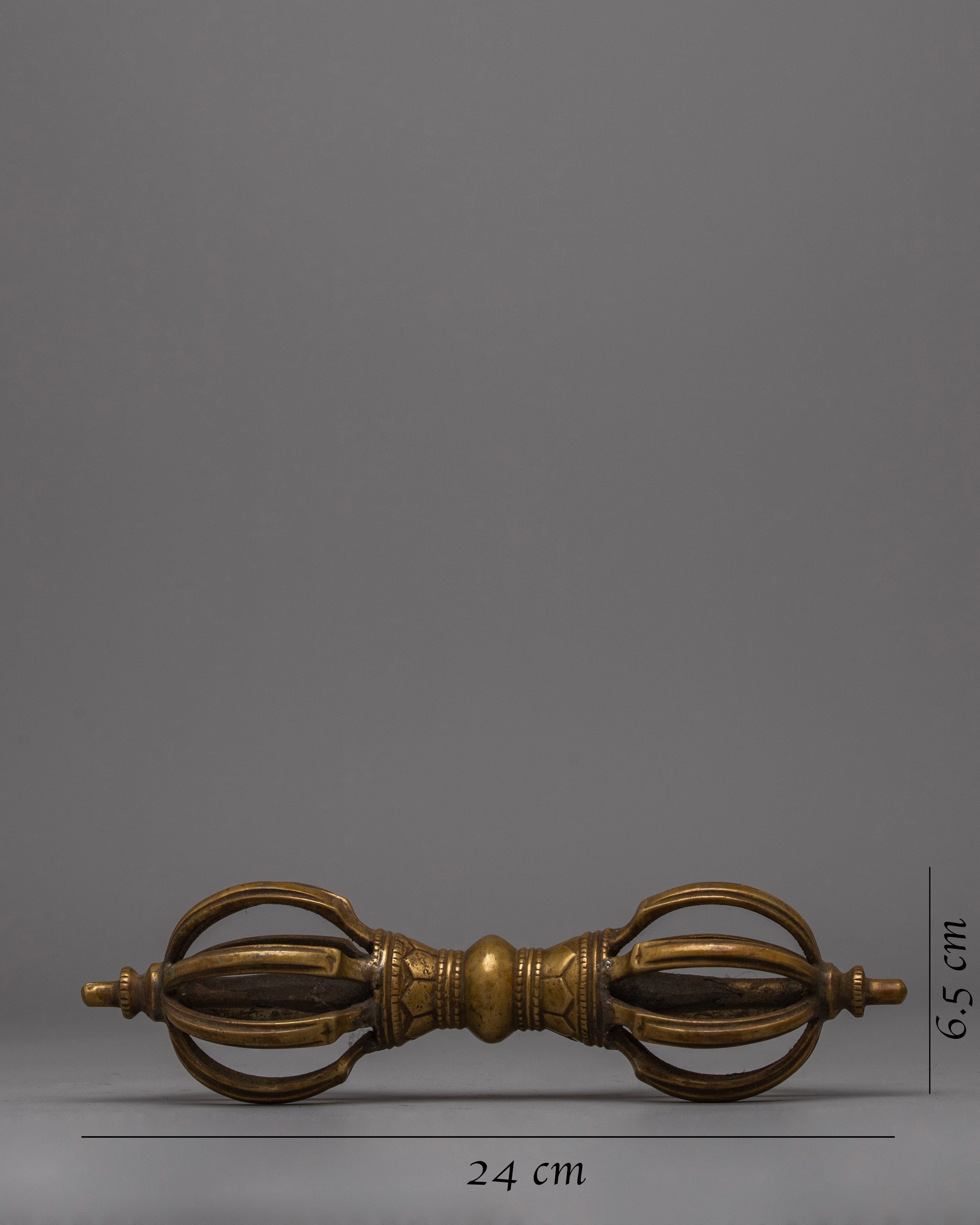 Tibetan Vajra Dorje | Handcrafted Ritual Tool Infusing Buddhist Wisdom and Spiritual Protection