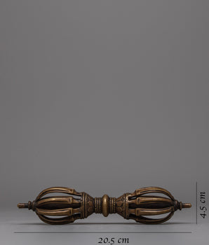 The Bronze Vajra | Tibetan Buddhist Ritual Weapon Thunderbolt Vajra for Protection