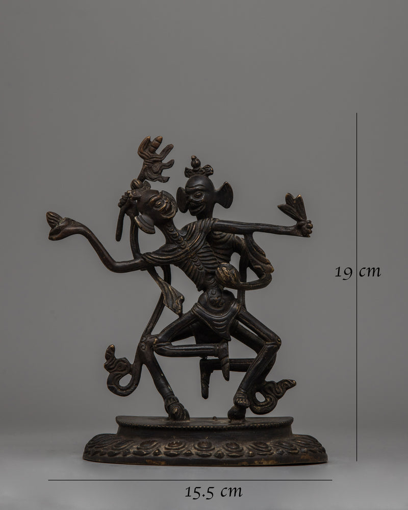 Citipati Tibetan Buddhist Dharmapala Statue | Embodiment of Protective Forces and Wisdom