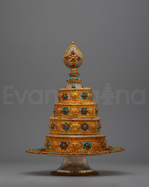 Buddhist Mandal Set | Tibetan Collection for Meditation, Rituals, and Spiritual Offerings