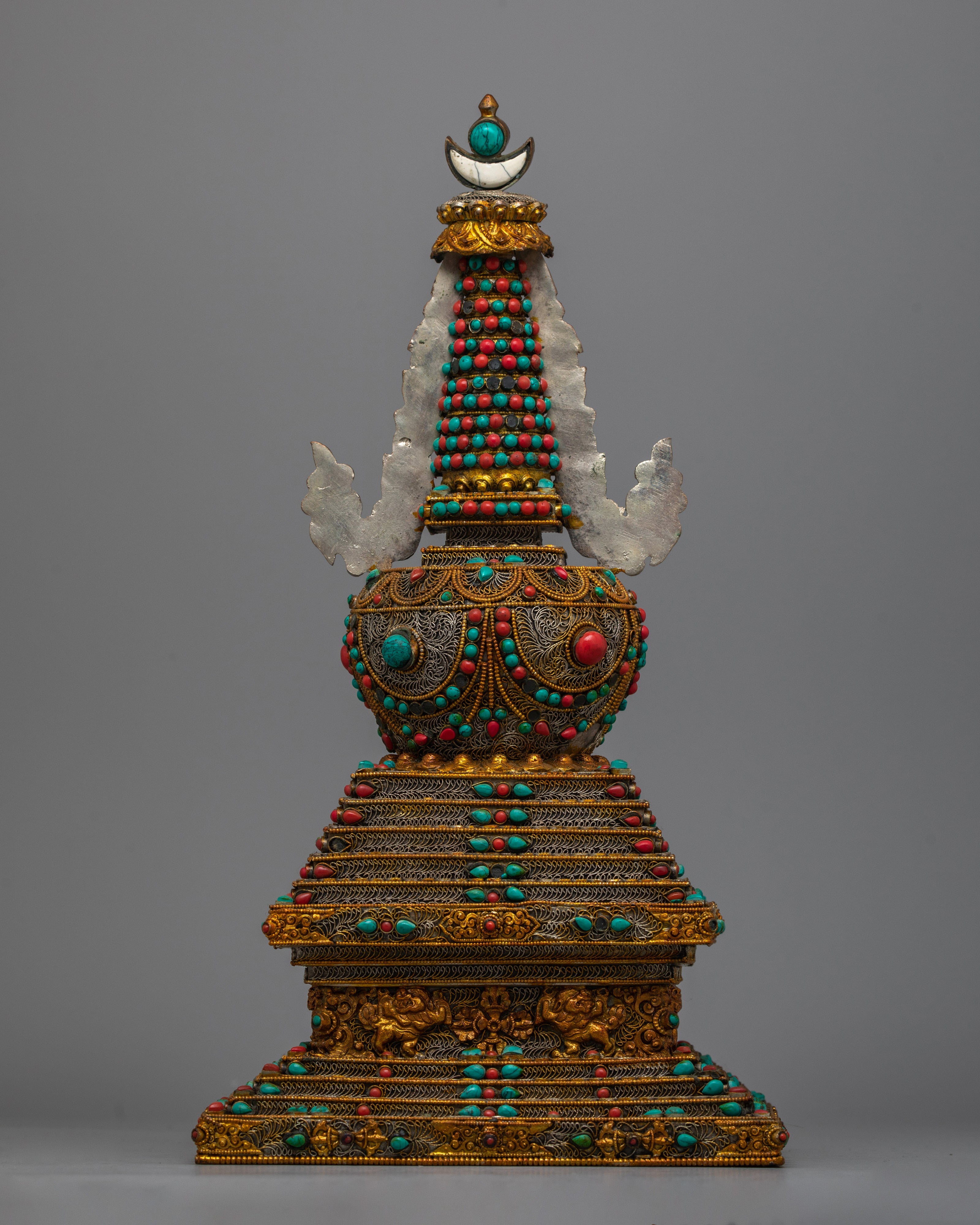 Tibetan Stupa Chorten | Symbol of Enlightenment and Spiritual Presence for Sacred Spaces