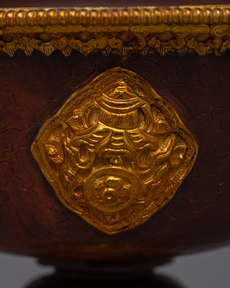 Tibet Butter Lamp for Sacred Light Offering | Lamp of Spiritual Wisdom and Serenity into Your Home