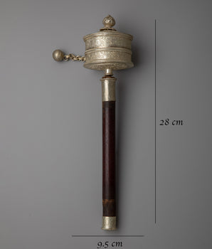 Tibetan Prayer Wheel | Perfect for Spiritual Practice and Blessings
